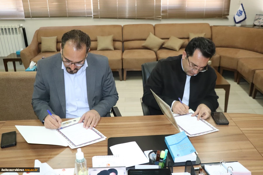 دیدار مدیرعامل نیکان اکثیر با رئیس دانشگاه ملی مهارت فارس و امضای تفاهم‌نامه همکاری 3