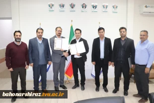 دیدار مدیرعامل نیکان اکثیر با رئیس دانشگاه ملی مهارت فارس و امضای تفاهم‌نامه همکاری 4