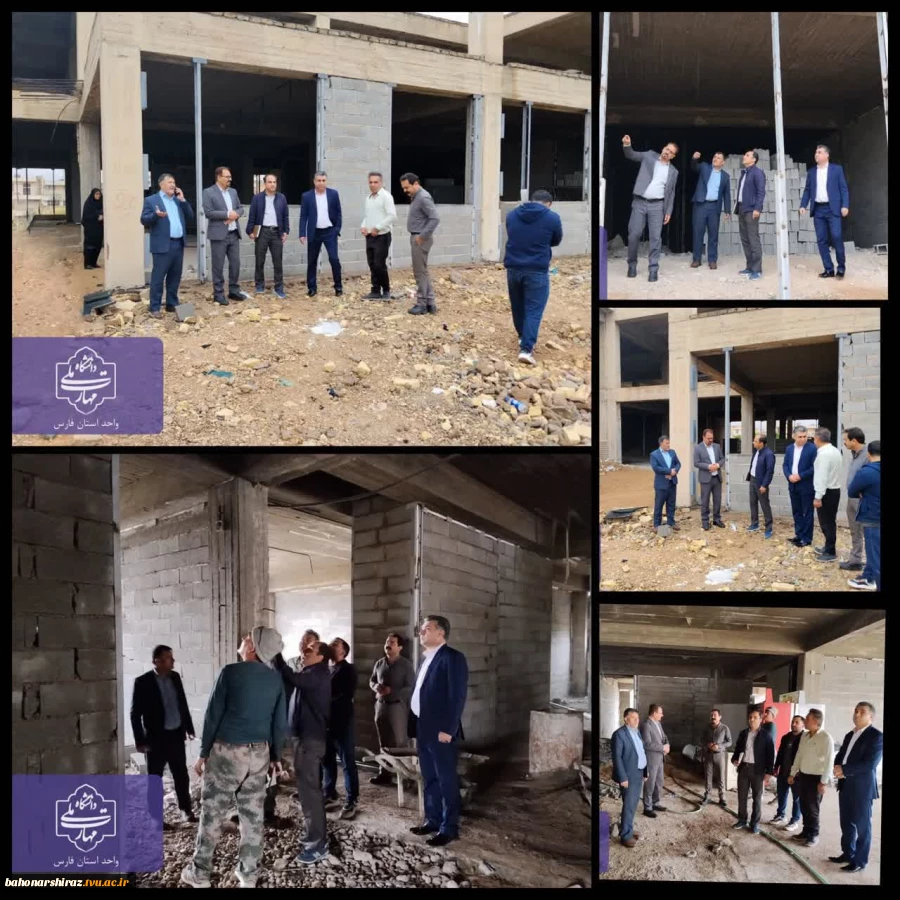 در راستای بررسی روند اجرایی فعالیت‌های عمرانی 3