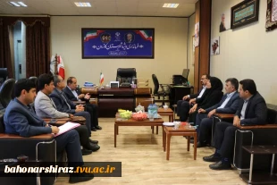 سفر رئیس دانشگاه ملی مهارت واحد استان فارس به شهرستان کازرون  4