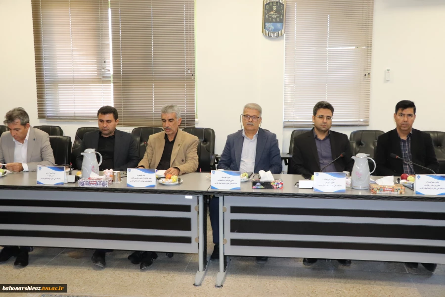 گردهمایی مدیران ستادی و روسای مراکز دانشگاه ملی مهارت واحد استان فارس برگزار گردید 6