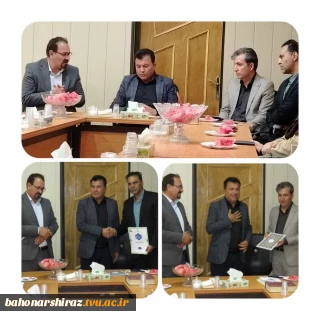مراسم تکریم  و معارفه سرپرست جدید  آموزشکده ملی و مهارت  پسران استهبان