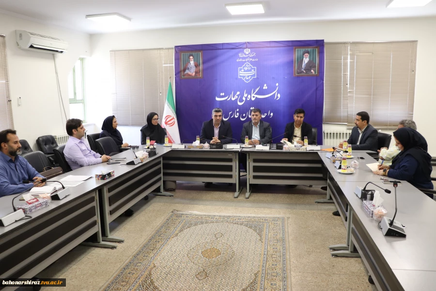 تفاهم‌نامه همکاری دانشگاه ملی مهارت استان فارس و شهرداری شیراز در آستانه امضا 2