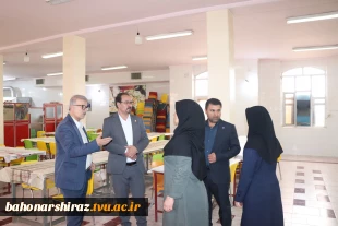 بازدید رئیس دانشگاه ملی مهارت واحد استان فارس و هیأت همراه از آموزشکده دختران کازرون 7