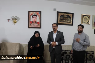 دیدار رئیس دانشگاه ملی مهارت واحد استان فارس با خانواده شهید دانشجو پوریا خوشنام در نورآباد ممسنی
 2